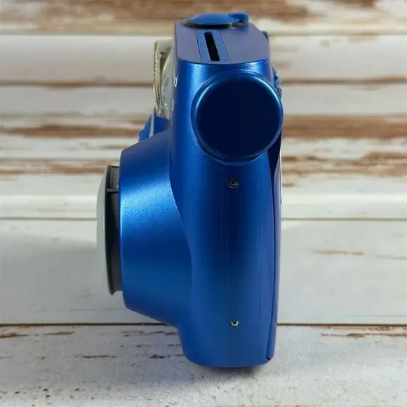 300 Instant Film Camera Blue with Built-in Flash  Photo & Video